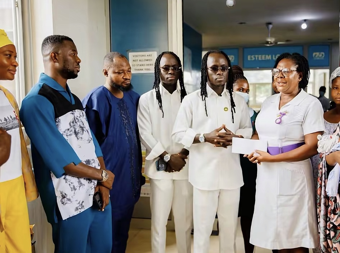 Mystic Twins Foundation hospital donation presentation