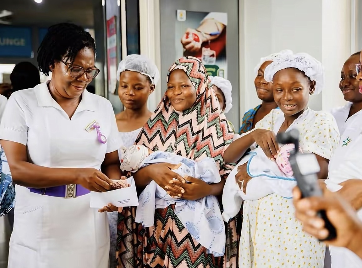 Mystic Twins Foundation maternity ward donation